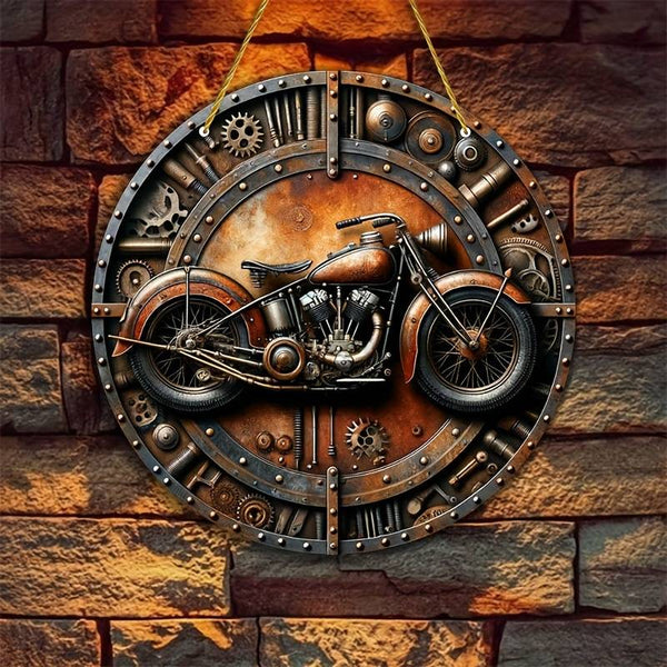 Steam Punk Bike Sign